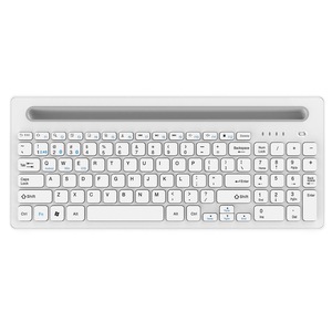 BT8022XR Multi-device Rechargeable BT 5.0 Cordless Ultra Thin <strong>Keyboard</strong> Scissors Keycap , for Desktop ,Tablet Mobile Holder - Product Image 6