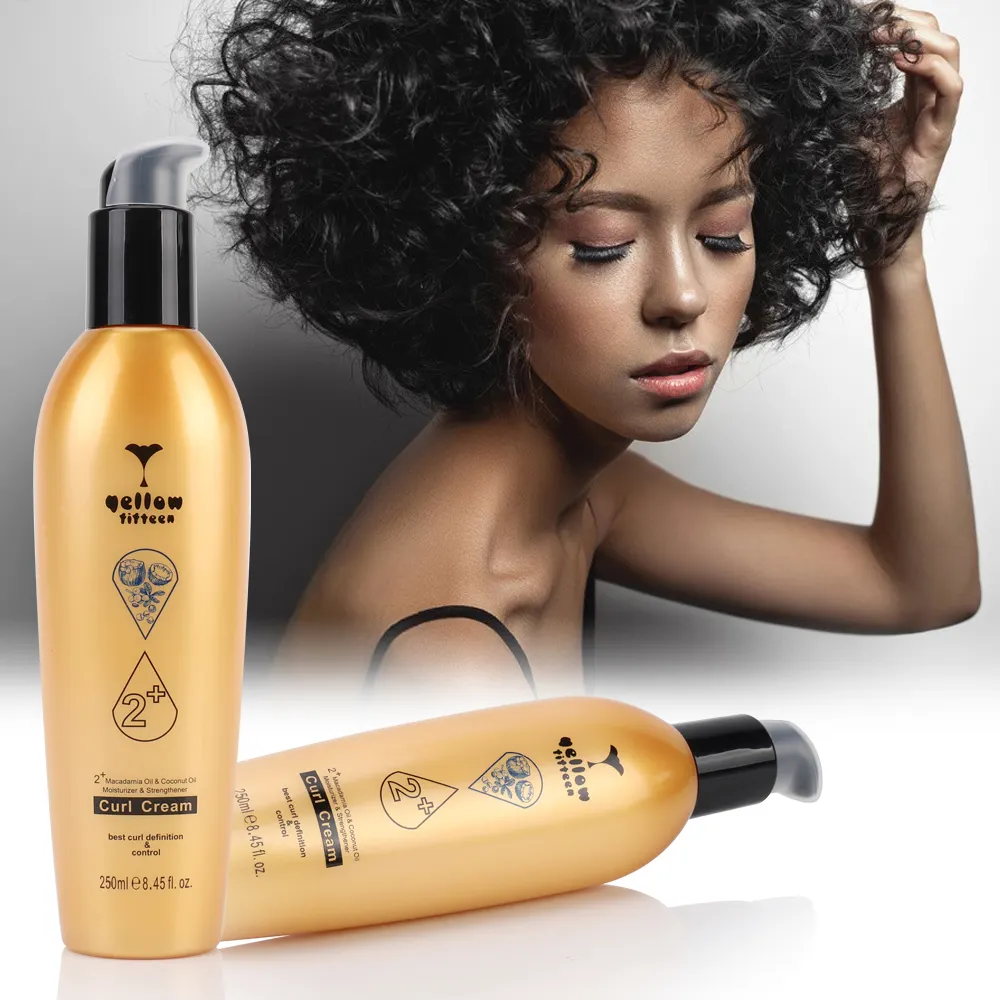 Private Label Hair Care Natural Organic Moisturizing Hair Care Curl Defining Curls Enhancers Curly Curling Cream