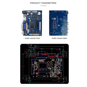 Monitor de pantalla LCD LVDS interfaz de 30 pines placa controladora Lcd universal con audio LVDS a HD MI - Product Image 5
