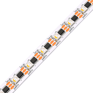 UCS8904 Светодиодная лента DC5V 60 светодиодов/м красочный адресуемый декоративный свет индивидуально Адресуемая Светодиодная лента внешняя 8904 RGBW
