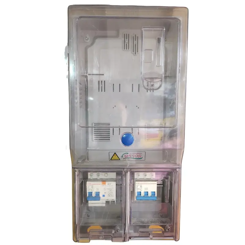 Scatola misuratore elettrico in plastica per esterno scatola misuratore 3 fasi