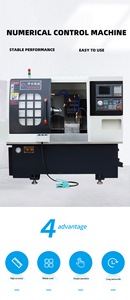 Mini kleine CNC-Drehmaschine für Metall Anpassbare CNC-Drehmaschine für die spezifische Metall bearbeitung - Product Image 5