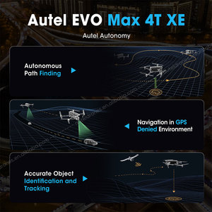 Autel Robotics EVO Max 4T XE Professionnel Quadcopter with Night Vision Camera Commercial Thermal <strong>Imaging</strong> UAV Laser 4K Drone