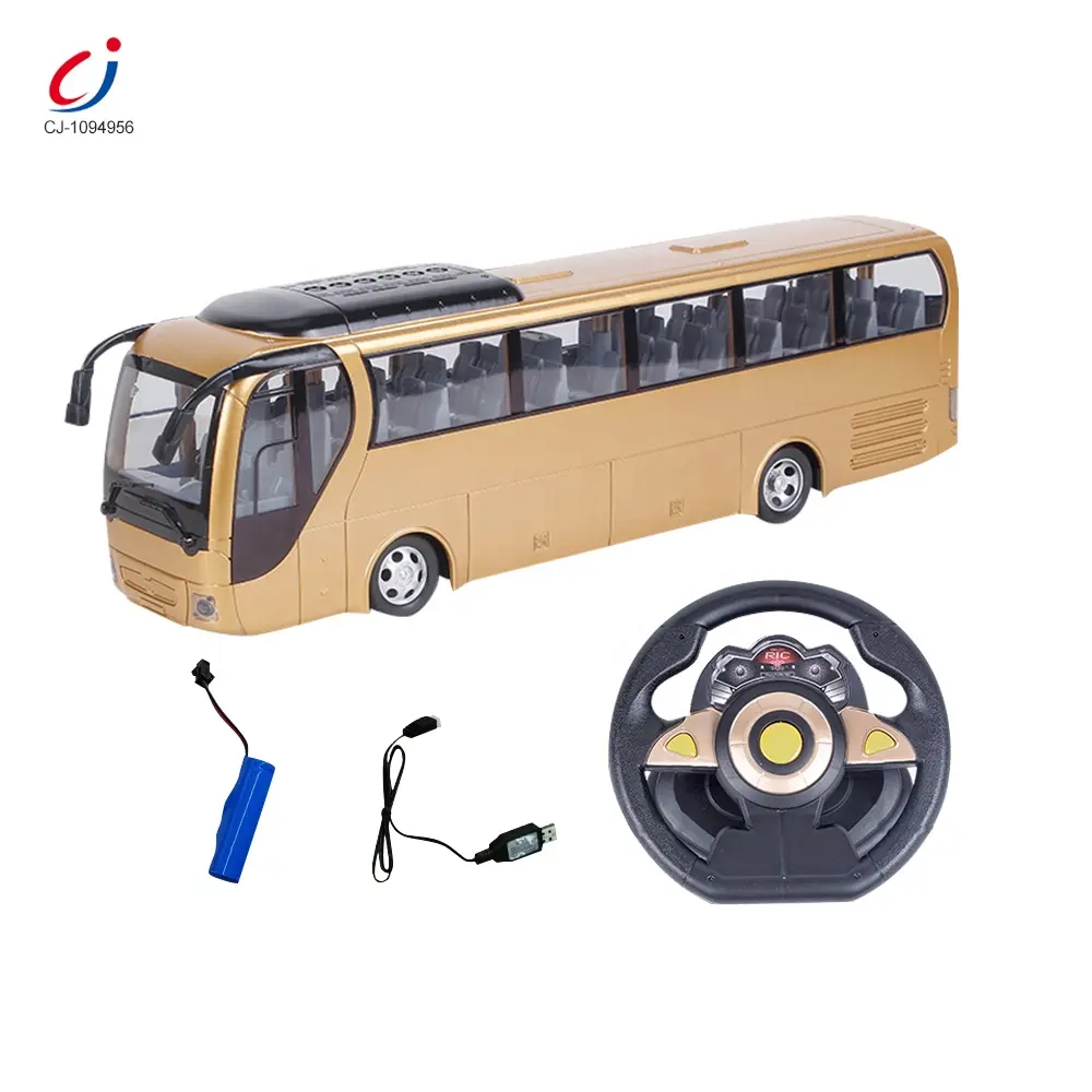 Chengji carro de brinquedo 4ch, controle de rádio, de brinquedo, volante, rc, ônibus, brinquedo para crianças