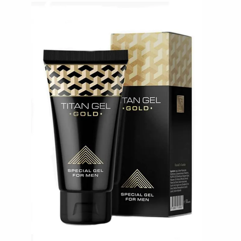 Gel de masaje para el cuidado corporal de oro ruso para hombres Gel de Titán corporal mejorado