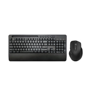 Teclado y mouse inalámbricos de tamaño completo de marca propia Combo 2,4G Teclado de computadora inalámbrico ergonómico - Product Image 2
