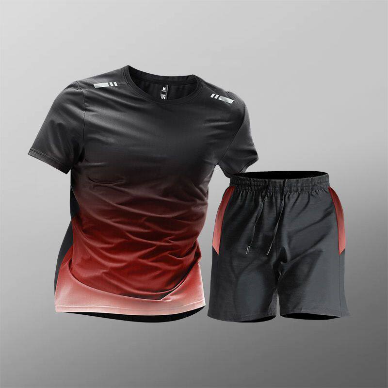 Gradient Red Athletic Set