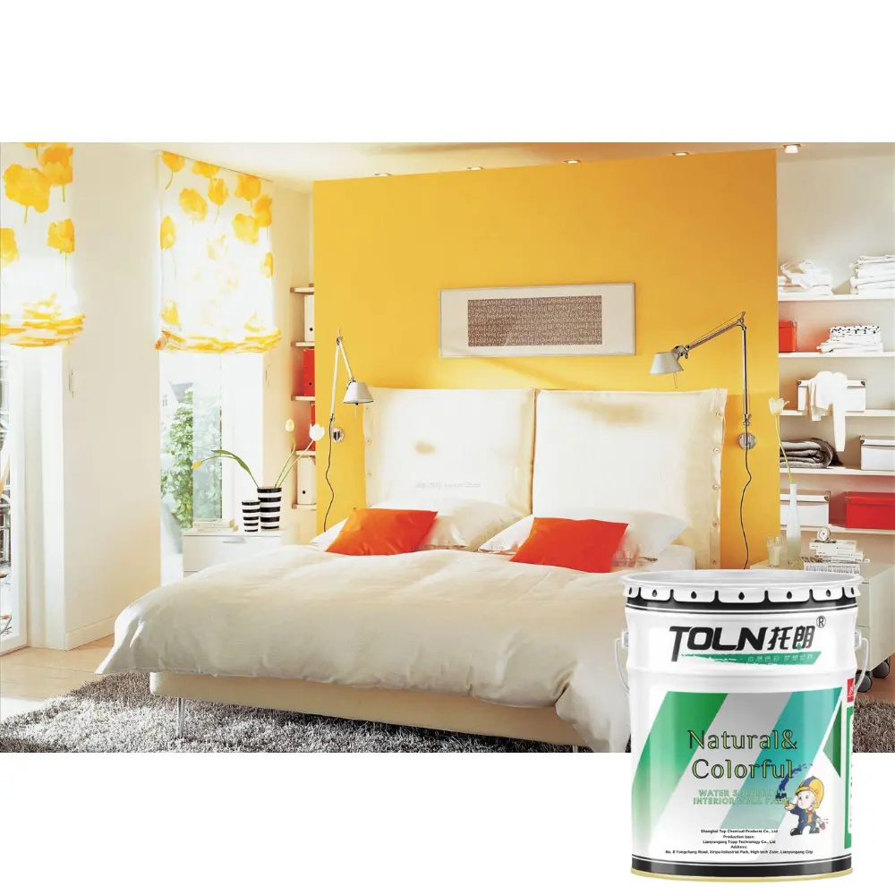 Revetement de peinture de mur interior special de haute qualite pour le batiment vert ecolouque