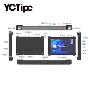 YCTipc tableta industrial a prueba de agua IPS 10 pulgadas WIN-10 tableta OEM WiFi tableta BT CPU MTK8788 RAM 4GB ROM 64GB Incell - Product Image 2