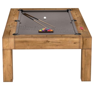 Mesa de billar convertible multifuncional para interior, diseño moderno, 8 pies, 9 pies, para comedor - Product Image 4