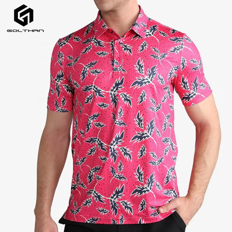 Polo camiseta de manga curta, personalizada, alta qualidade, marca privada, ajuste seco, golf polo