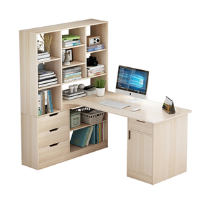 <strong>Simple</strong> Desktop <strong>Computer</strong> <strong>Desk</strong> Home Corner <strong>Desk</strong> Bookcase Combination <strong>Simple</strong> Student Writing <strong>Desk</strong> - Product Image 1