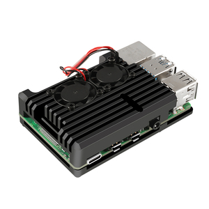 ブラックラズベリーパイ4ジェネレーションエンクロージャーファン付き電子部品モジュラーボックス - Product Image 6