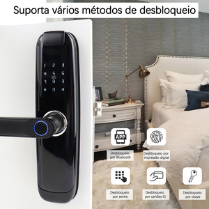 Umik akıllı kilit WIFI Tuya Ttlock App kontrol parmak izi erişim elektronik dijital anahtarsız giriş daire alüminyum kapı kilidi - Product Image 3