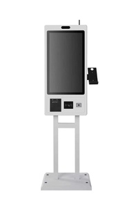 Android 21,5 24 32 pulgadas autoservicio de pie quiosco táctil POS con impresora térmica escáner de código QR para auto-pago - Product Image 3