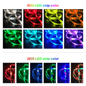 USBRGBLEDストリップライト8mm60LED 5V SMD5050スマートAPPコントロールBluetoothフレキシブルリボンLEDテープコンピューターTVバックライト - Product Image 6