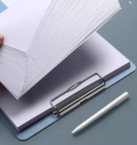 A4 biểu tượng tùy chỉnh không thấm nước Điều Dưỡng <span class=keywords><strong>Clip</strong></span> thư mục cho cuốn sách hóa đơn máy tính xách tay tổ chức A4 Pp Chất liệu clipboard - Product Image 4