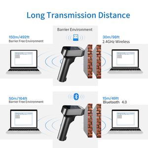 Symcode MJ-1902 2D Handheld <strong>Barcode</strong> <strong>Scanner</strong> with LED/Laser/CMOS Light Source USB/BT Interface ROHS Certified Stock Availability - Product Image 4