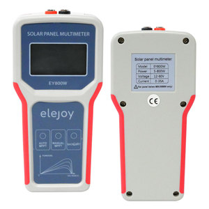 EY800W電流電圧PV太陽光発電テスターメーターVOCデジタルパワースマートLCD MPPTソーラーパネルマルチメーター - Product Image 1