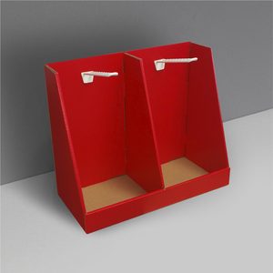 Soporte de exhibición de mesa de mostrador con gancho Estante de cartón colgante de papel pequeño de alta calidad personalizado Premium - Product Image 4