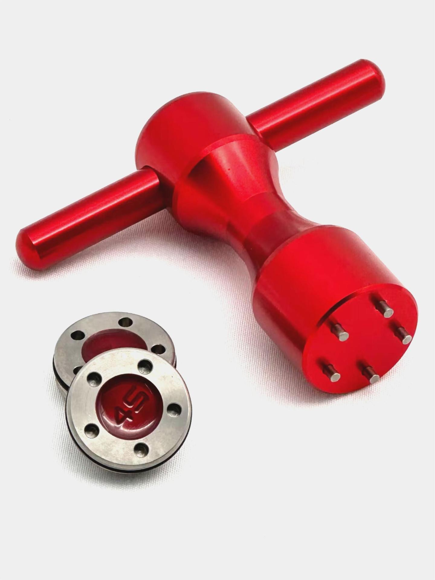 Conjunto rojo de 45g