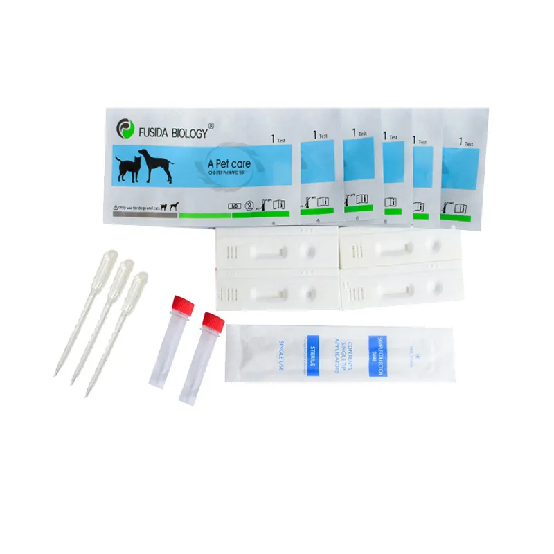 Medicina veterinaria Prueba Rapida Combinada Anaplasma + Babesia Rapid Test Kit