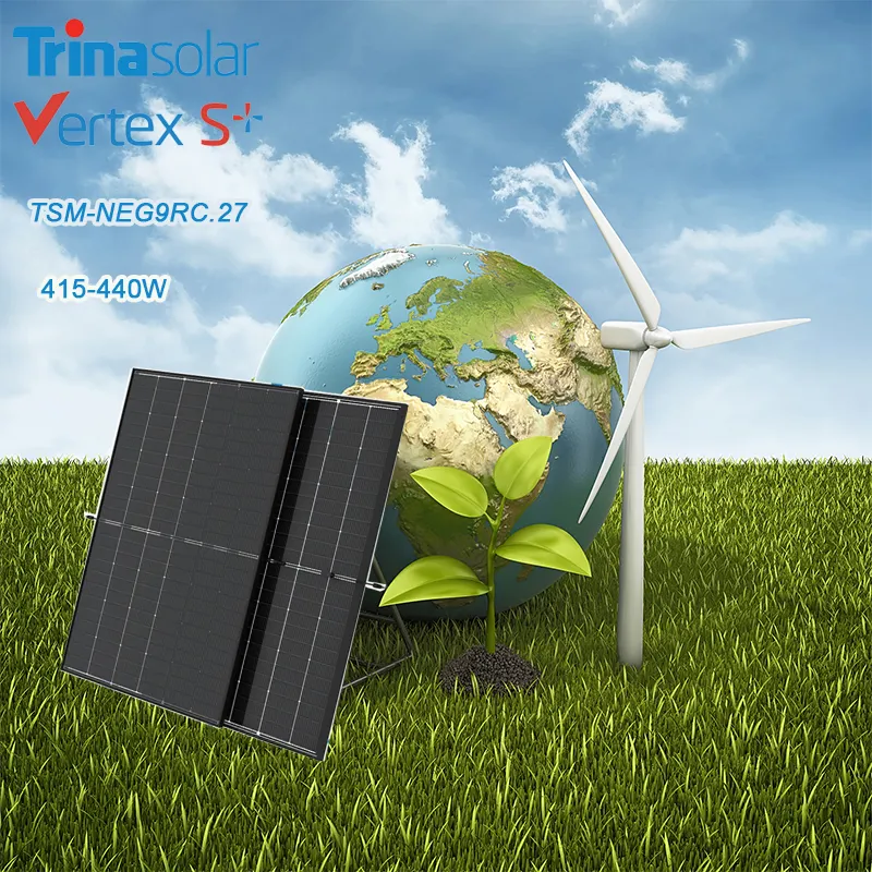 Trina Vertex S panneaux solaires mono panneau photovoltaïque TSM-NEG9RC.27 Europe Rotterdam prix de l'entrepôt 425W 430W 435W 440W