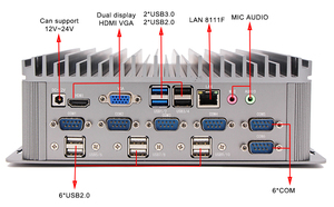 Scheda madre industriale LGA1151 con Chipset Intel H110 che supporta slot di espansione CPU di sesta/settima generazione i3/i5/i7 PCIE Overclocking - Product Image 2