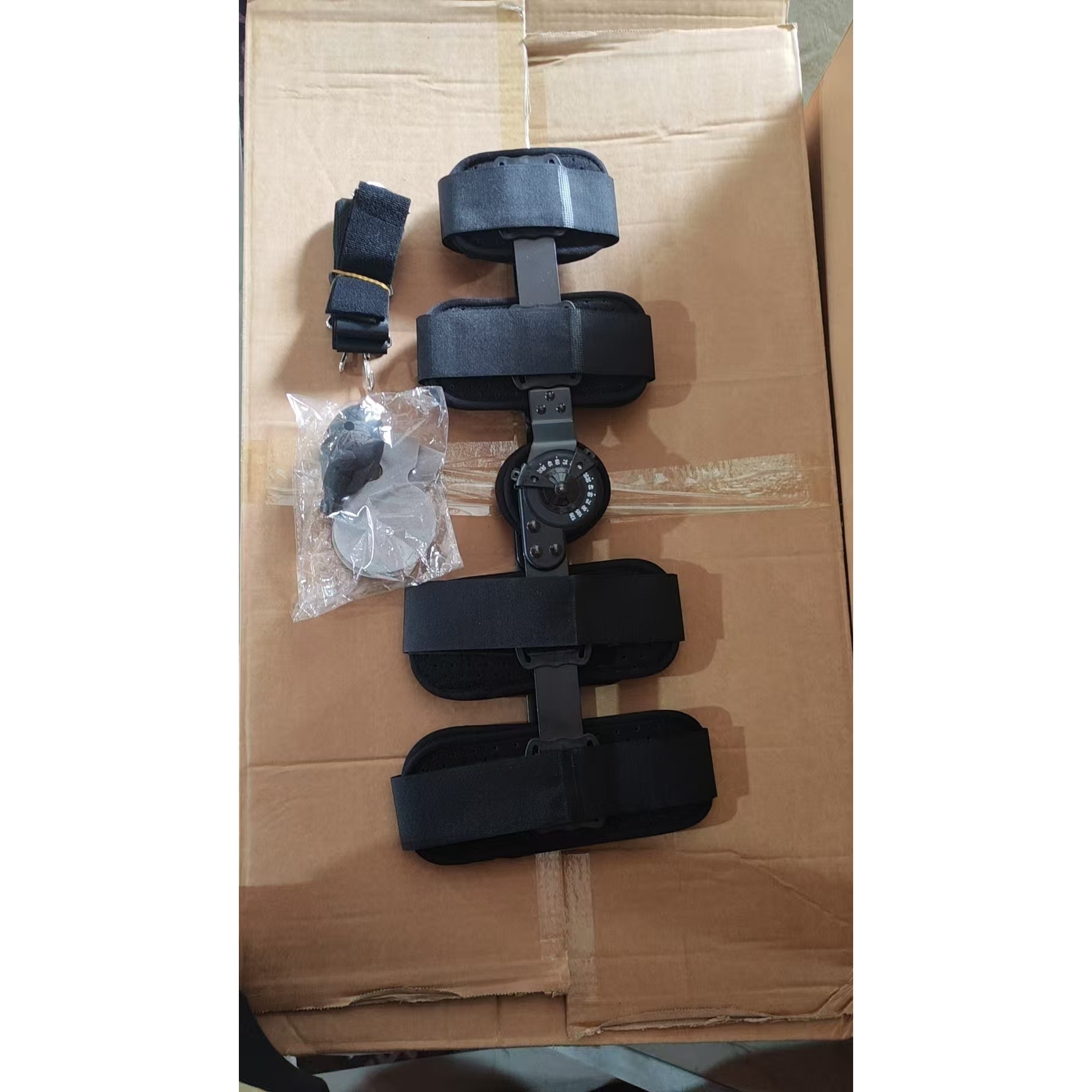 Airbag genouillère noire