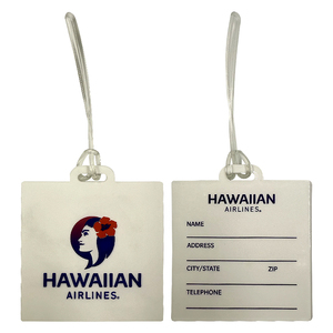 Yazılabilir iletişim bilgisi ile Minimum özel baskılı seyahat kimlik adı etiketi sert PVC plastik bagaj etiketi yok - Product Image 2