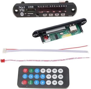 MP3 декодер плата 2*80 Вт 160 Вт усилитель аудио плеер 12 В DIY MP3-плеер автомобильный FM радио модуль TF USB микрофон Запись вызова - Product Image 1