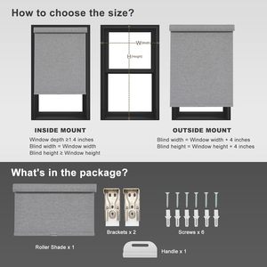 Persilux không dây linen vải màn lăn Shades nhiệt cách điện cửa sổ Shades UV bảo vệ cho nhà văn phòng tùy chỉnh bây giờ - Product Image 6