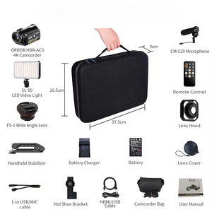 Professional Vlog Video Vlogging <strong>Camera</strong> With HD Output and Night Vision Live Streaming Features Original Packaging - Product Image 2