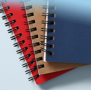 Logotipo personalizable pegatinas en espiral blocs de notas logotipo personalizado impreso nota adhesiva color PET combinación Bloc de notas cuaderno promocional