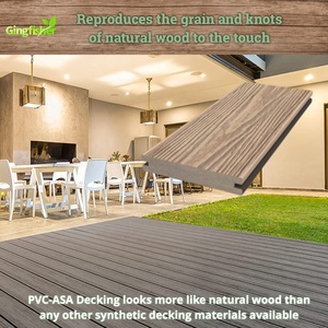 Outdoor PVC Foam <strong>Decking</strong> Board ASA Co-extrusion Third Generation Capstock <strong>Decking</strong> for Patio &amp; Balcony Use - Product Image 4