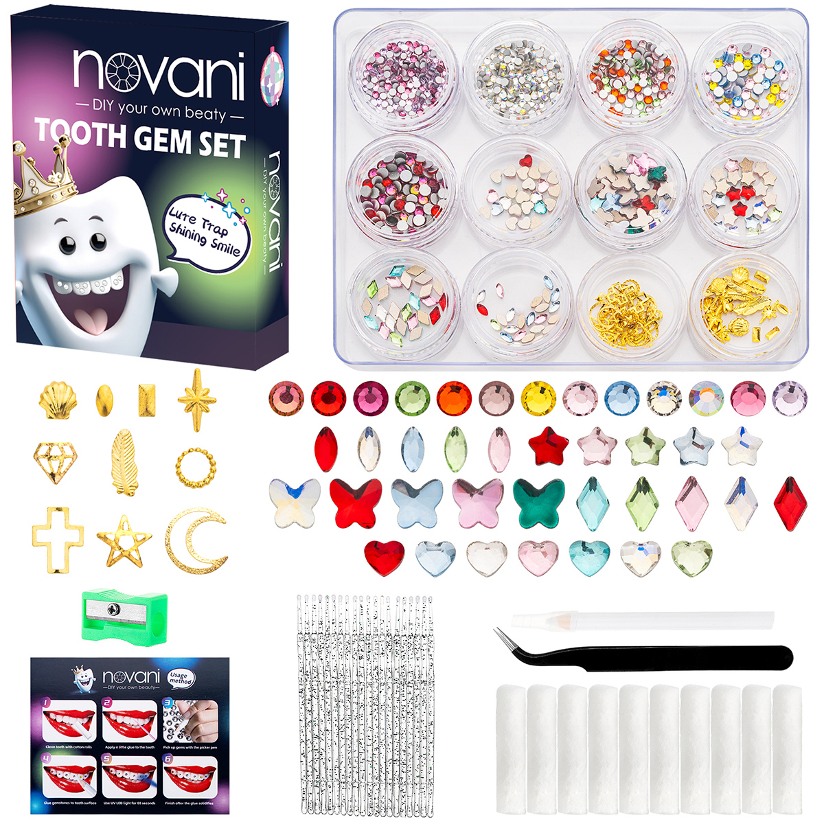 Kit de gemme de dent 16