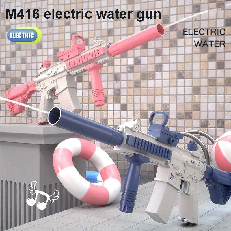 Pistola de água elétrica de alta capacidade, para o verão, ao ar livre, brinquedo para crianças, venda m4a1, brinquedo