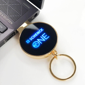 חדש טרנדי Pendrive 2.0 3.0 גבוהה מהירות זוהר U דיסק Usb דיסק און קי 256gb 64gb 128gb 512gb led תאורה זוהר לוגו מתכת