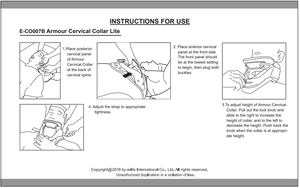 E-life perlindungan E-CO007B selama halo aplikasi serviks penjepit tahan air leher yang dapat disesuaikan - Product Image 2