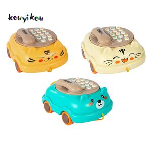 Kyk ของเล่นเพื่อการศึกษาสำหรับเด็ก, ของเล่นโทรศัพท์ดึงออกแบบการ์ตูนแมวมัลติฟังก์ชันสำหรับเด็ก - Product Image 1