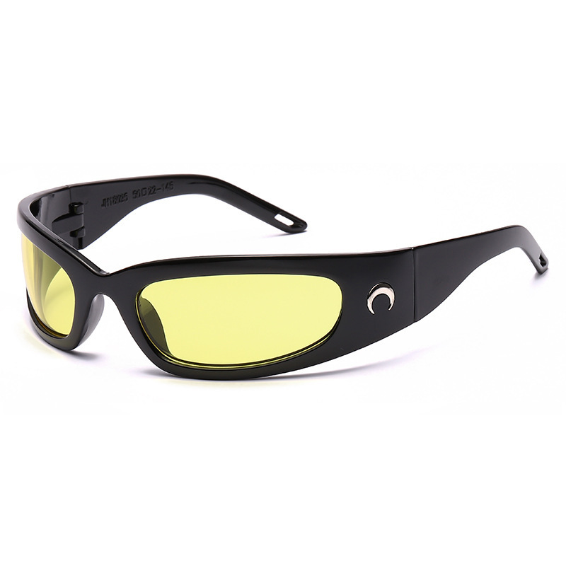 Black framed yellow