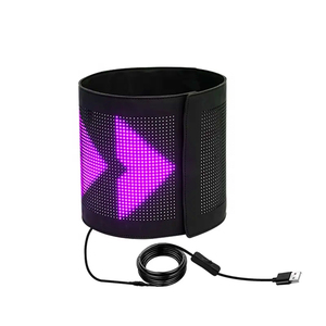 Xenplus New <strong>12V</strong> Programmable <strong>LED</strong> Truck Driving Demon Devil Eyes Colorful <strong>Red</strong> Front Glass Window DIY Decorative Lorry Accessories - Product Image 5