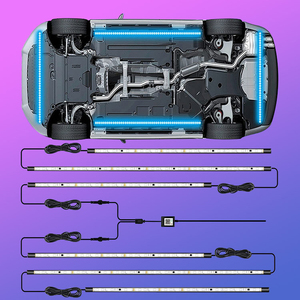 <strong>6</strong> in 1 Car Dynamic Underglow Light <strong>Kit</strong> Rgb Color <strong>LED</strong> Rock Chassis Light App Control Decorative Ambient Light Luz <strong>Led</strong> Para Auto - Product Image 3