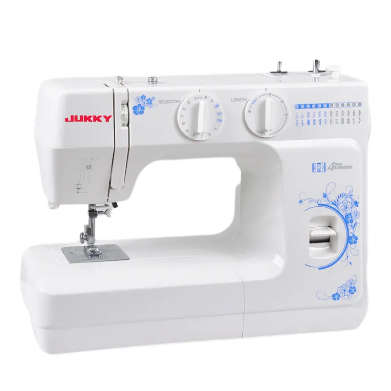 jukky 6624 multifunction embroidery electric motor mini portable domestic Sewing Machine household apparel machinery