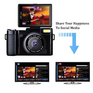 Shenzhen Good Supplier High Definition 30MP 2.7K <strong>3</strong>.0&quot; Photo Digital <strong>Camera</strong> With Wide Angle Lens
