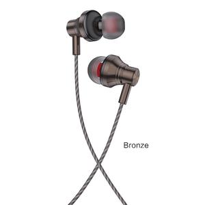 KAKUSIGA sıcak satış 3.5mm fiş kablolu kontrol kulaklık ses dengeli ve istikrarlı metal doku moda ve güzel - Product Image 3