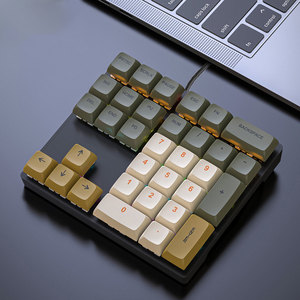 33-Key RGB Mechanical <strong>Numeric</strong> <strong>Keyboard</strong> <strong>with</strong> Blue &amp; Red Axis Dedicated External USB Interface for One-Handed Financial Accounting - Product Image 6