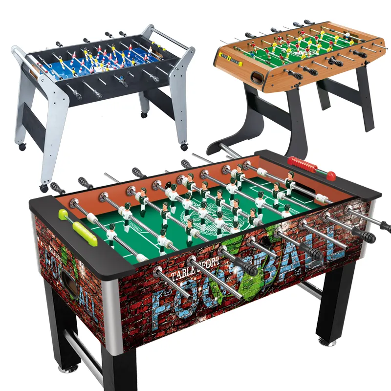 Profesyonel bilardo masası MDF eğlence hava hokeyi spor futbol topu masa ahşap oyuncak futbol masaları