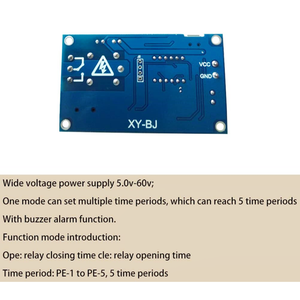 Modulo relè di ritardo in tempo reale XY-BJ interruttore di controllo del Timer relè di temporizzazione con DC 12V 24V - Product Image 2