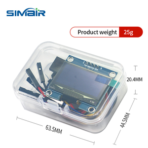 Modulo LCD OLED da 1.3 pollici, schermo OLED12864, luce blu con spille saldate 1106, interfaccia seriale I2C - Product Image 4